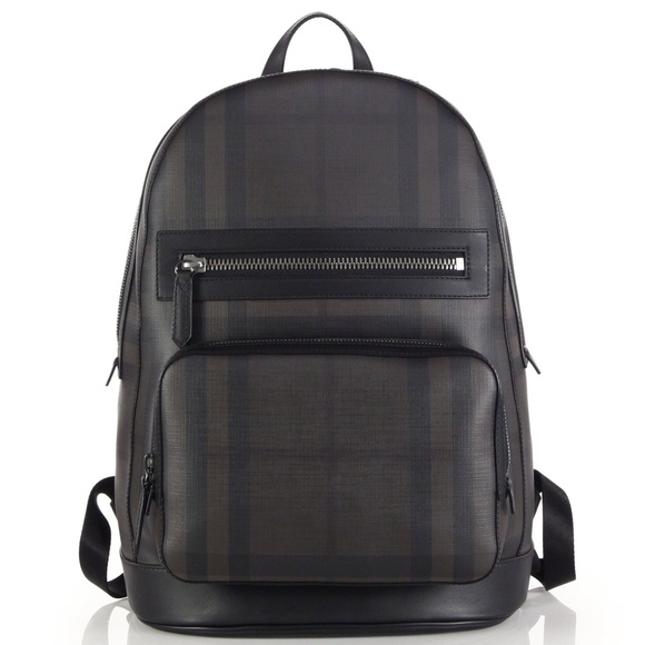 Burberry Black and Brown Men's Backpack